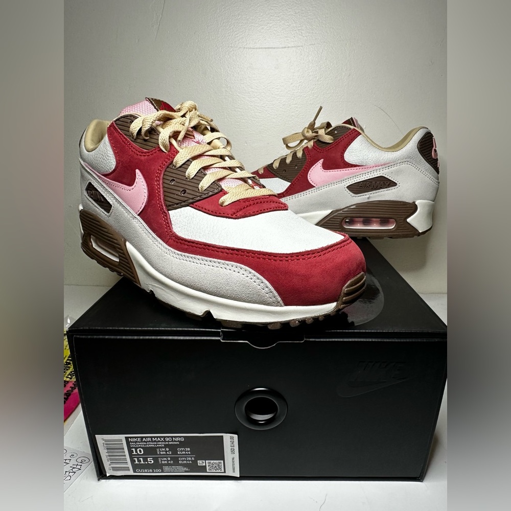 NWT 2021 NIKE AIR MAX 90 NRG “BACON” MENS SZ 10 DEADSTOCK OG ALL
